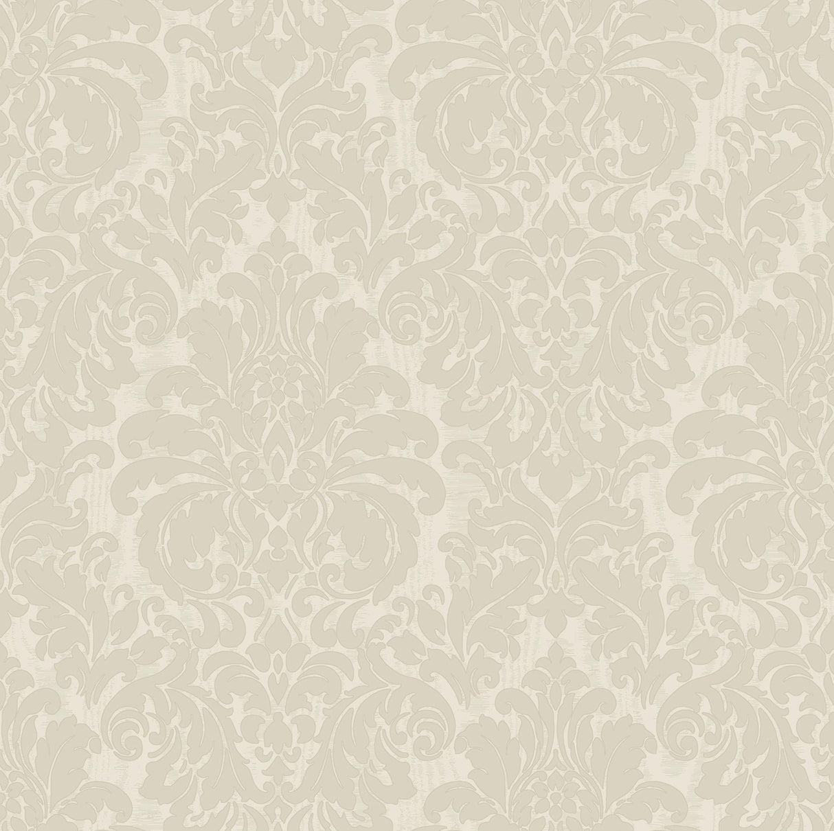 Brewster Home Fashions Betina White Damask Wallpaper