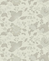 Brewster Home Fashions Vittoria Floral White Wallpaper