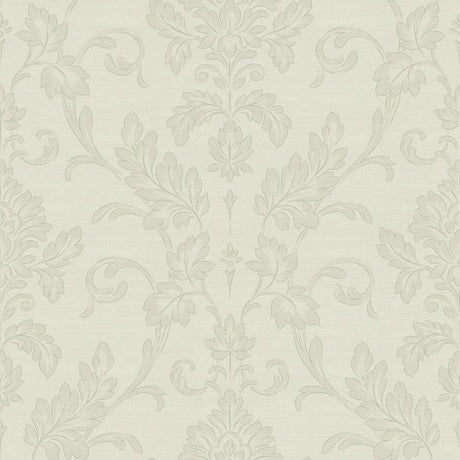 Brewster Home Fashions Antonella Silver Scroll Wallpaper