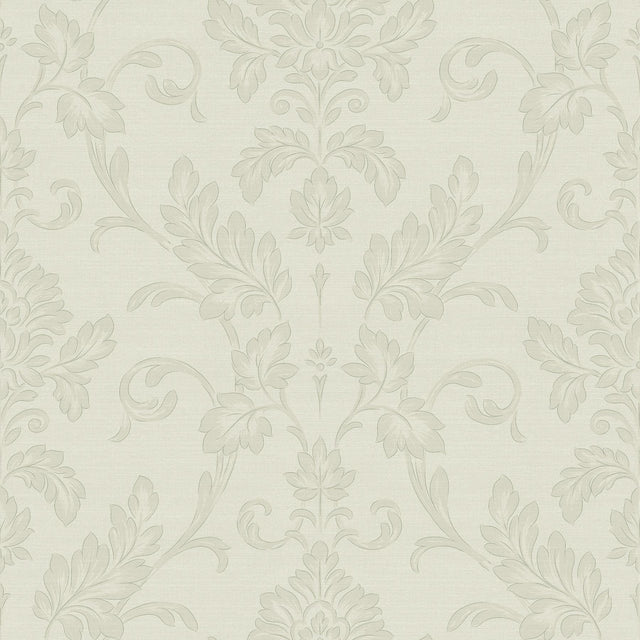 Brewster Home Fashions Antonella Silver Scroll Wallpaper