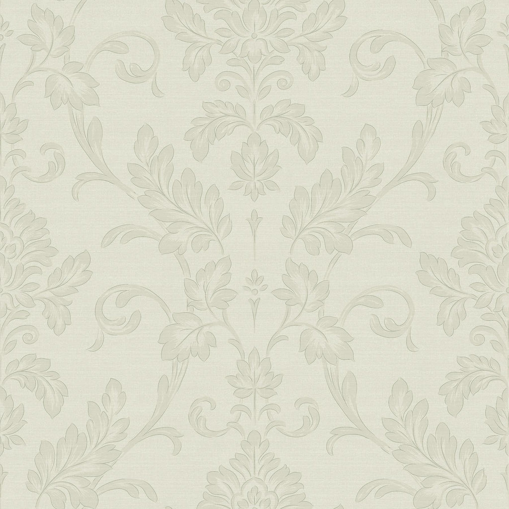 Brewster Home Fashions Antonella Silver Scroll Wallpaper