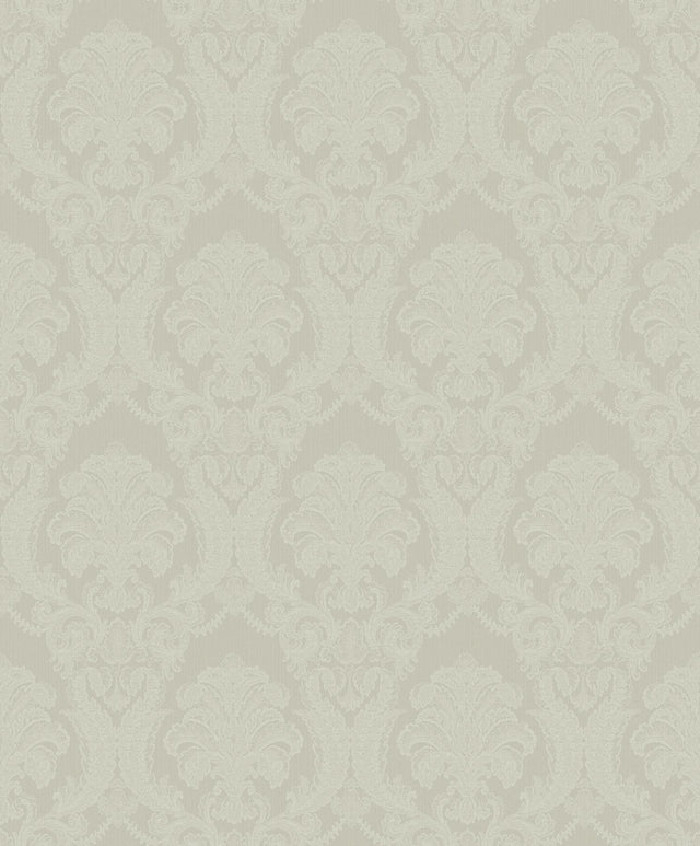 Brewster Home Fashions Renatta Cream Damask Wallpaper