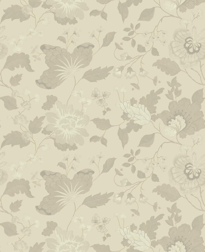 Brewster Home Fashions Vittoria Light Pink Floral Wallpaper