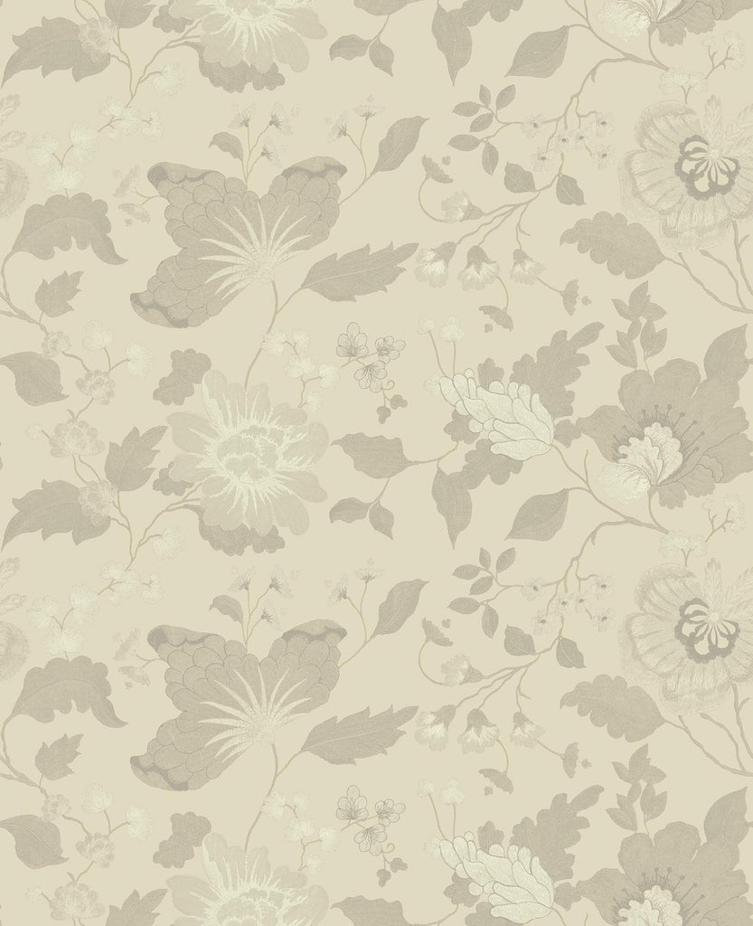 Brewster Home Fashions Vittoria Floral Light Pink Wallpaper
