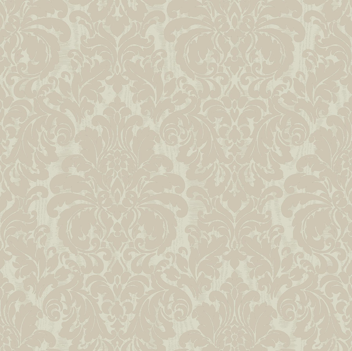 Brewster Home Fashions Betina Cream Damask Wallpaper