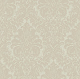 Brewster Home Fashions Betina Cream Damask Wallpaper