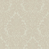 Brewster Home Fashions Betina Damask Cream Wallpaper