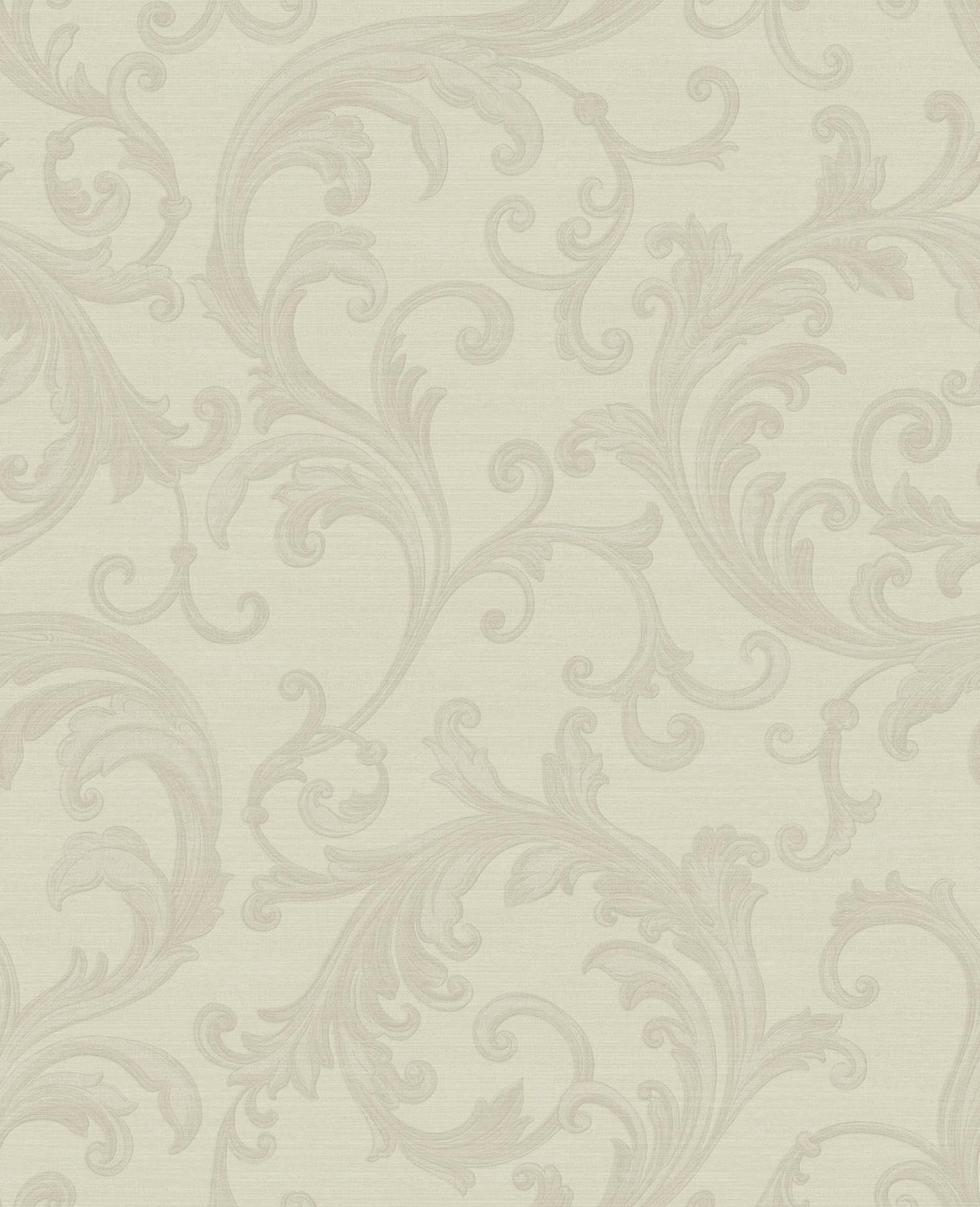 Brewster Home Fashions Noemi Cream Acanthus Wallpaper