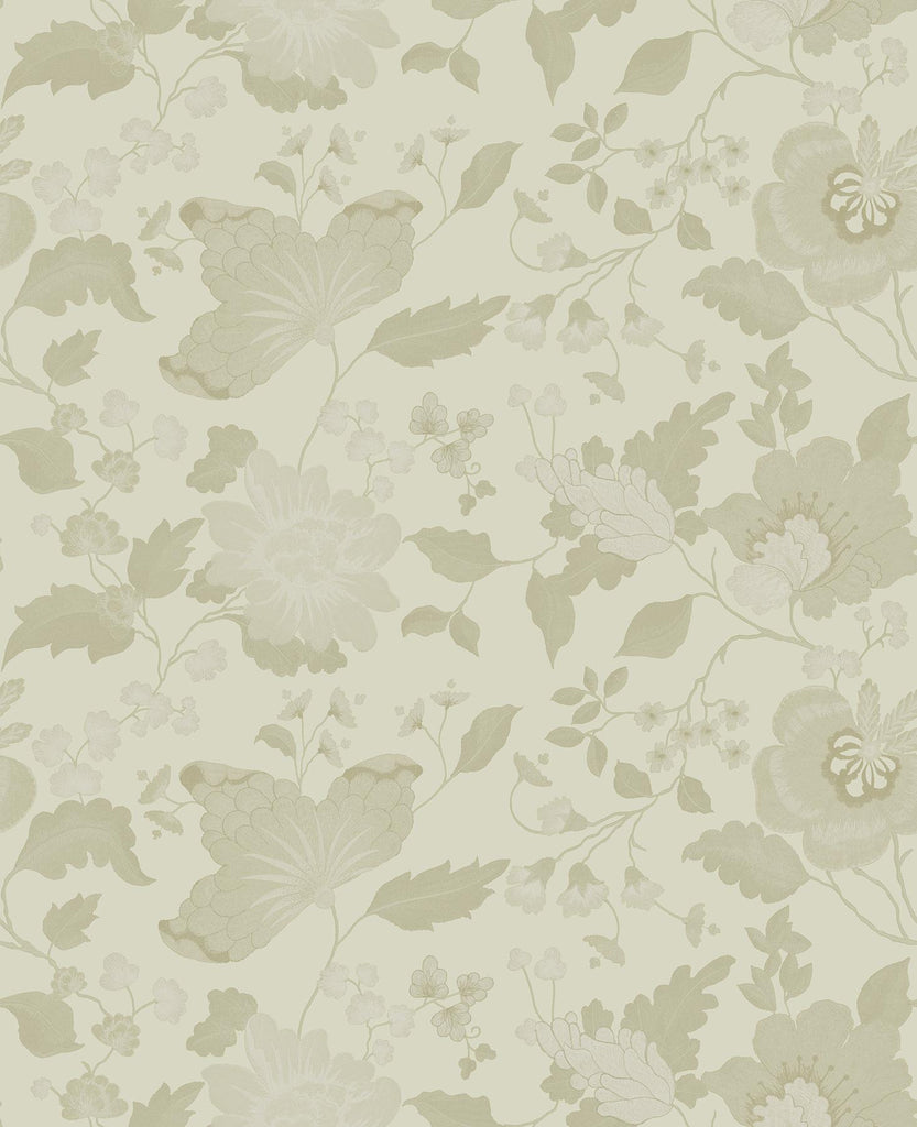 Brewster Home Fashions Vittoria Floral Gold Wallpaper