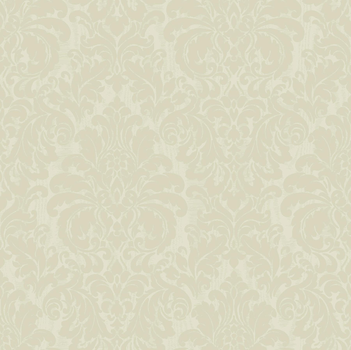Brewster Home Fashions Betina Light Yellow Damask Wallpaper
