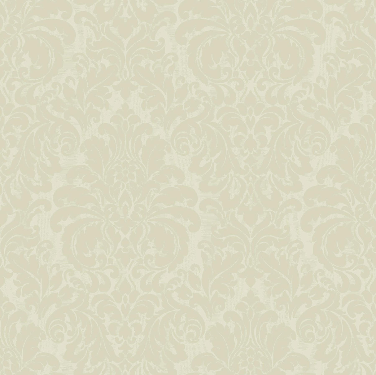Brewster Home Fashions Betina Damask Light Yellow Wallpaper