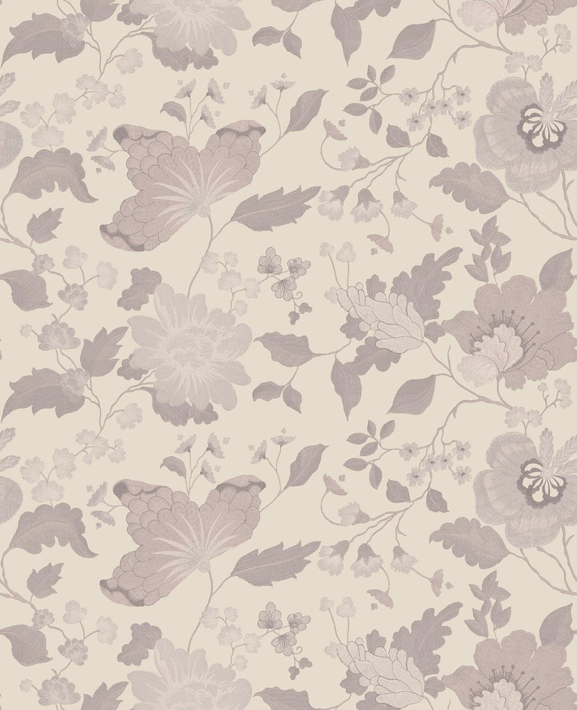 Brewster Home Fashions Vittoria Rose Floral Wallpaper