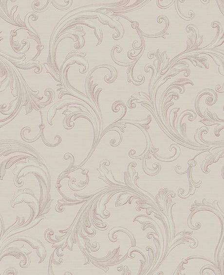 Brewster Home Fashions Noemi Rose Acanthus Wallpaper