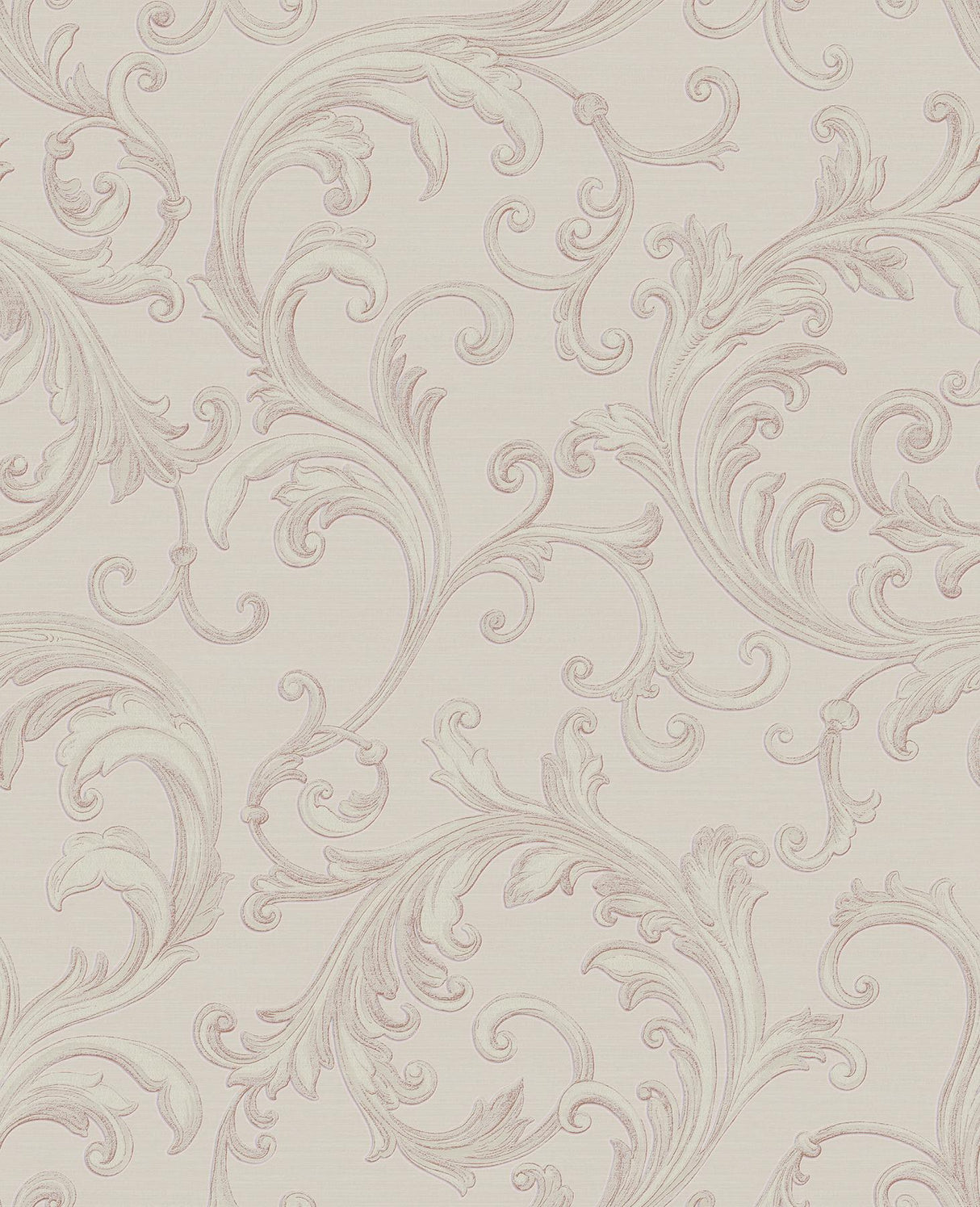 Brewster Home Fashions Noemi Acanthus Rose Wallpaper