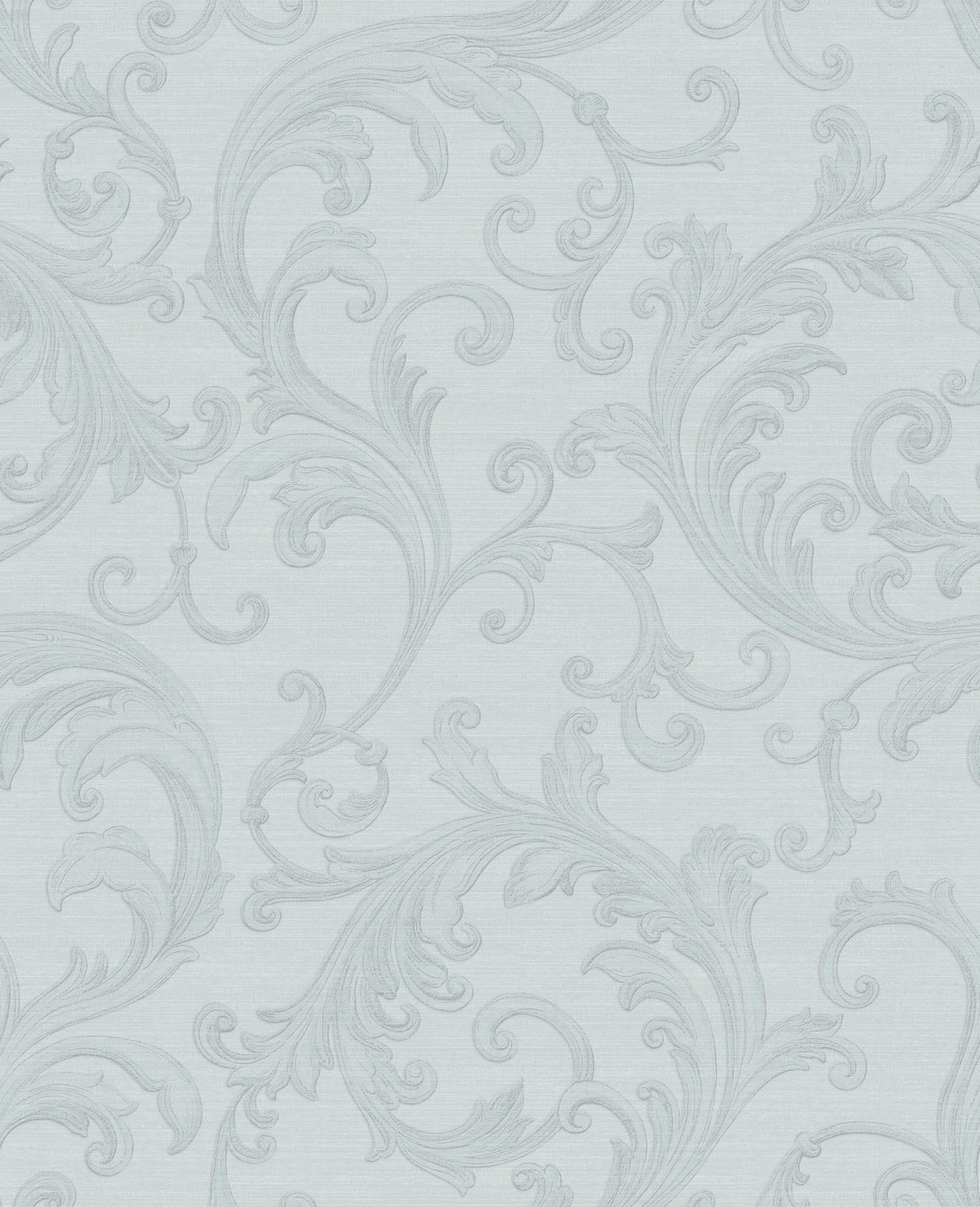 Brewster Home Fashions Noemi Acanthus Light Blue Wallpaper