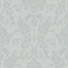 Brewster Home Fashions Antonella Light Blue Scroll Wallpaper