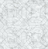 Brewster Home Fashions Silver Seraphina Peel & Stick Wallpaper