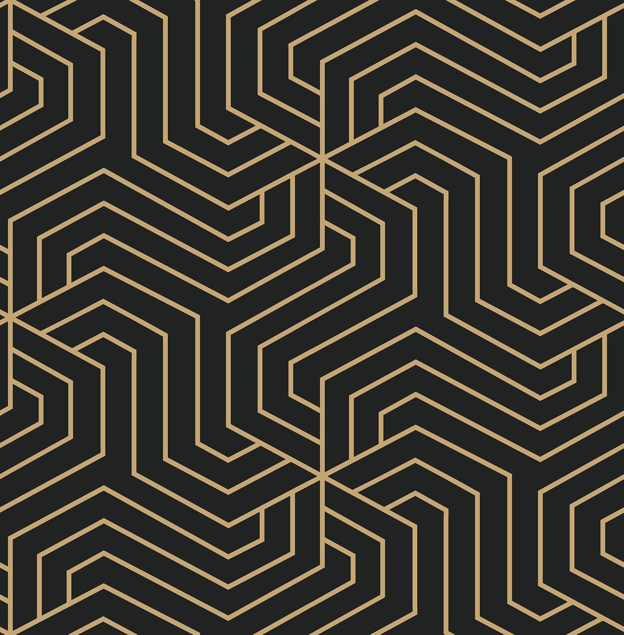 Brewster Home Fashions Black Ramsey Peel & Stick Wallpaper