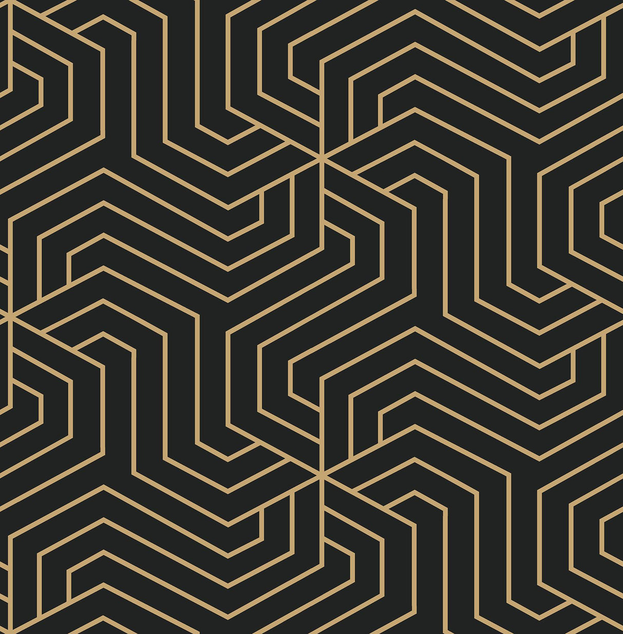 Brewster Home Fashions Ramsey Peel & Stick Black Wallpaper