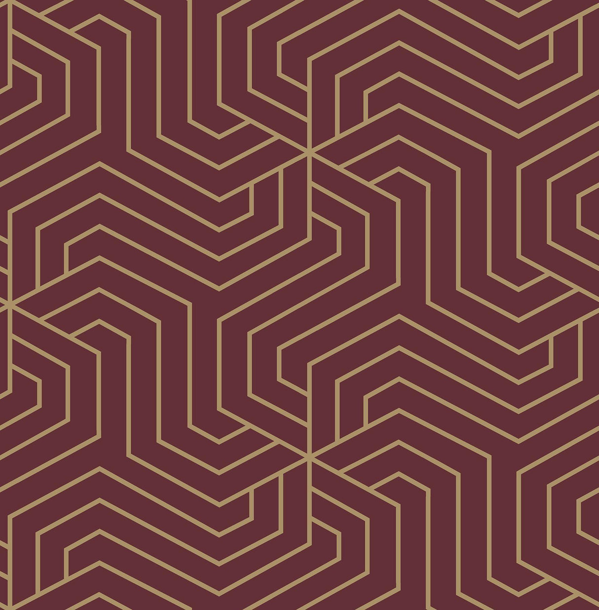 Brewster Home Fashions Burgundy Ramsey Peel & Stick Wallpaper