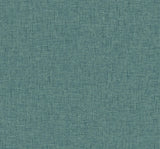 A-Street Prints Bentley Teal Faux Linen Wallpaper