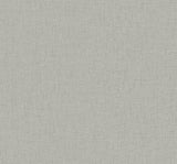 A-Street Prints Bentley Grey Faux Linen Wallpaper