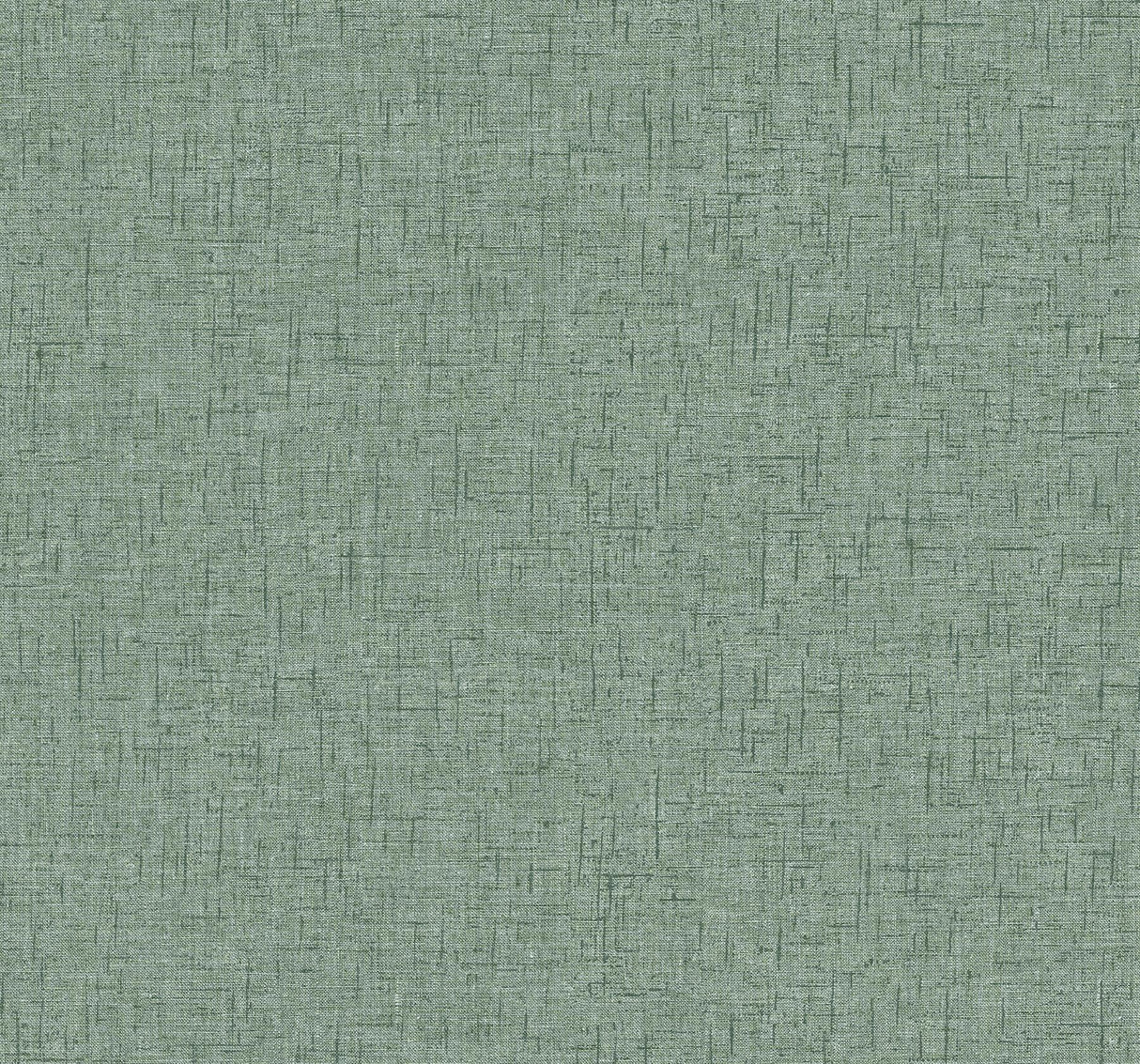 A-Street Prints Bentley Faux Linen Green Wallpaper