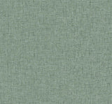 A-Street Prints Bentley Faux Linen Green Wallpaper