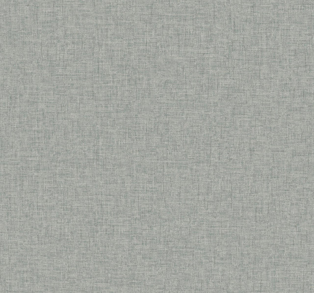 A-Street Prints Bentley Slate Faux Linen Wallpaper