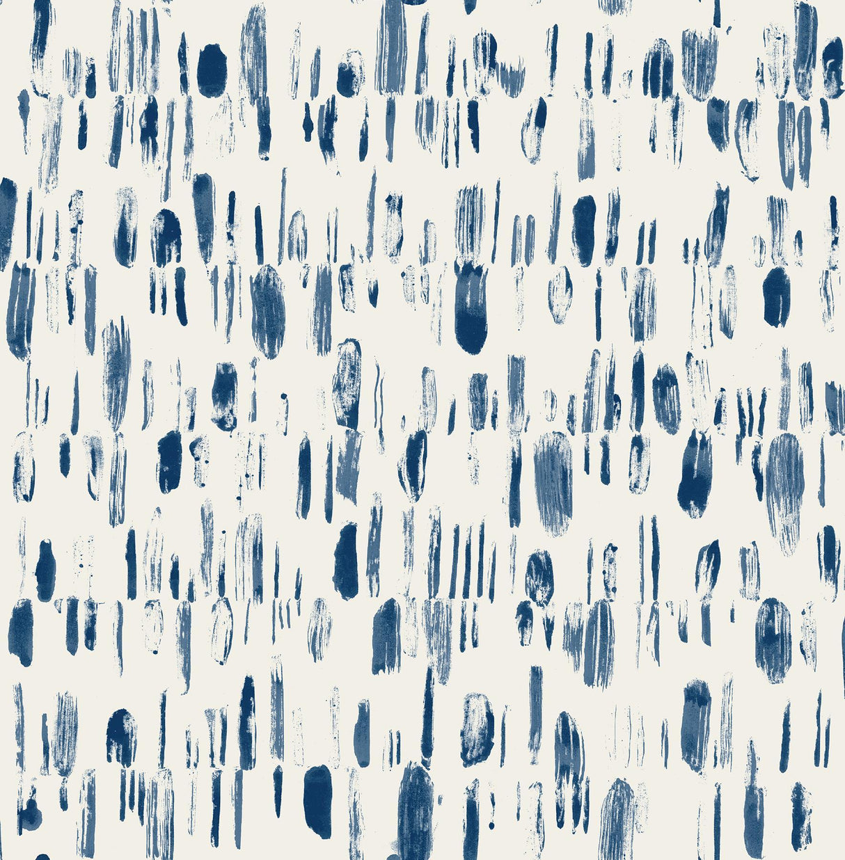 A-Street Prints Dwell Navy Brushstrokes Wallpaper