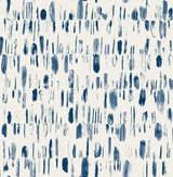 A-Street Prints Dwell Brushstrokes Navy Wallpaper