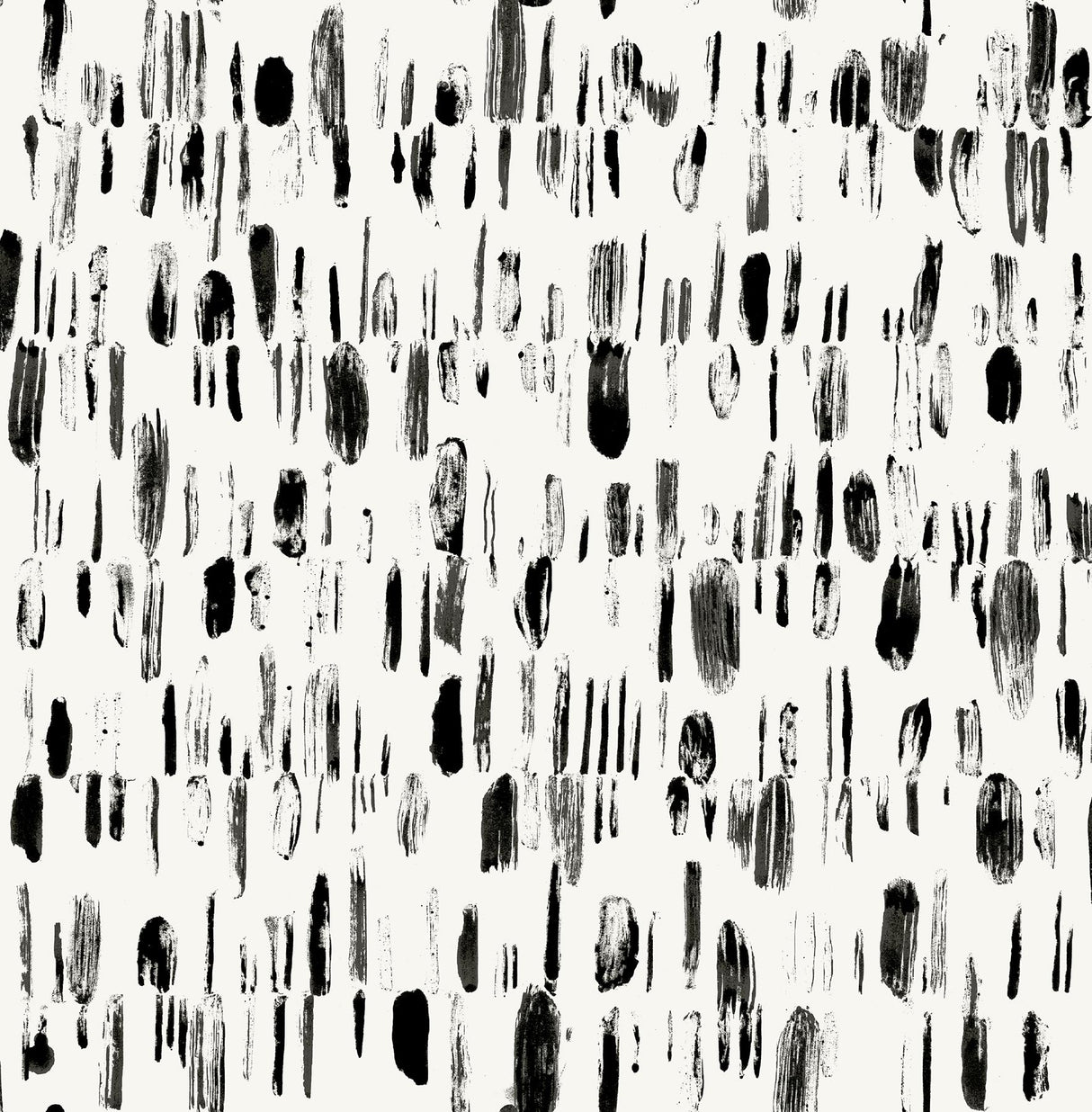 A-Street Prints Dwell Brushstrokes Black Wallpaper