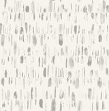A-Street Prints Dwell Grey Brushstrokes Wallpaper