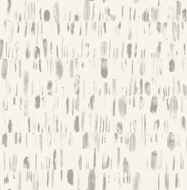 A-Street Prints Dwell Grey Brushstrokes Wallpaper