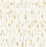 A-Street Prints Dwell Gold Brushstrokes Wallpaper