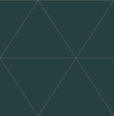 A-Street Prints Twilight Indigo Geometric Wallpaper