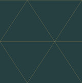 A-Street Prints Twilight Geometric Indigo Wallpaper