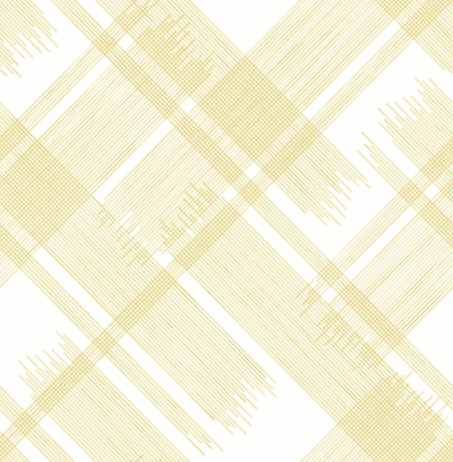 A-Street Prints Zag Yellow Modern Plaid Wallpaper