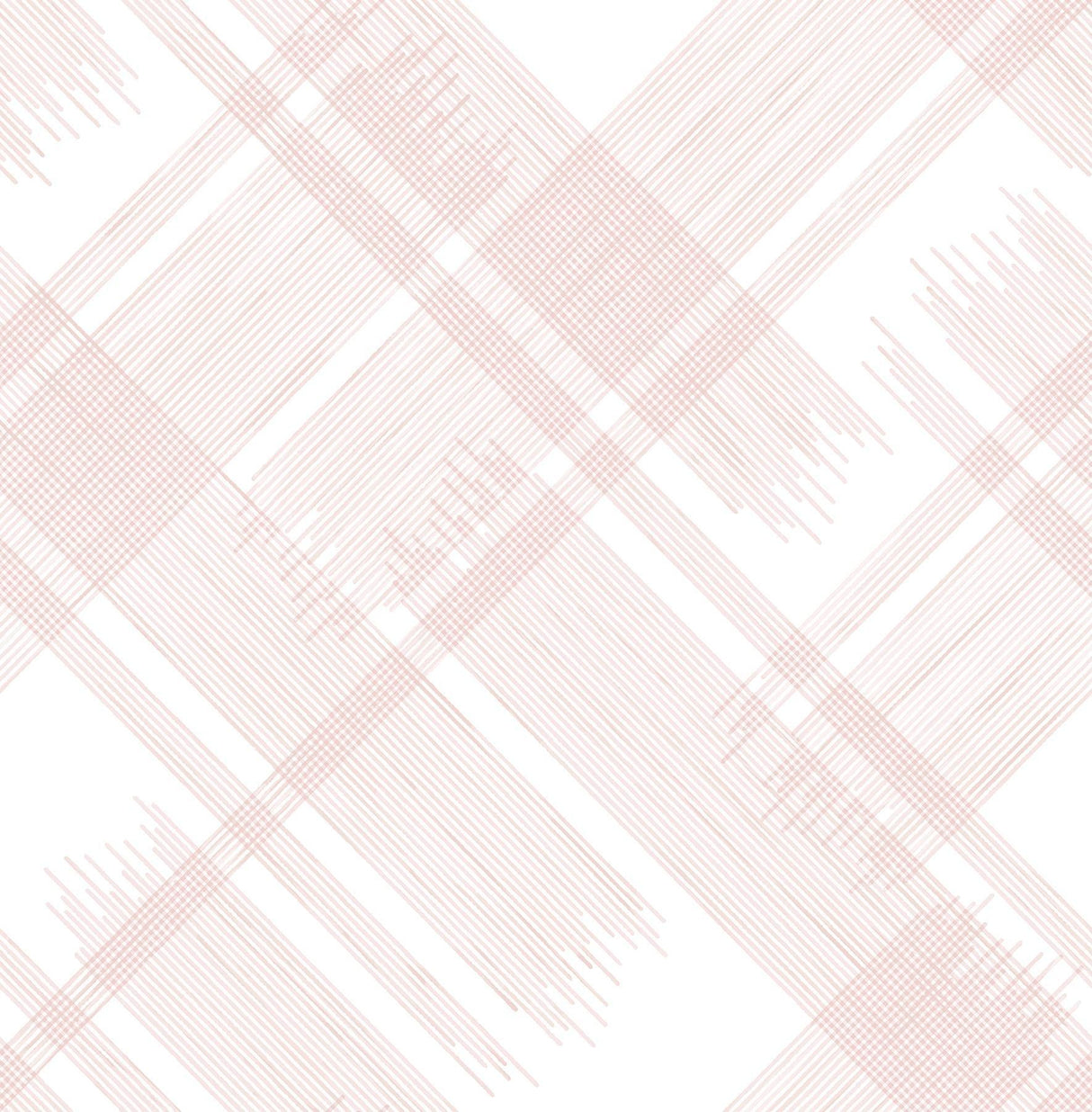 A-Street Prints Zag Pink Modern Plaid Wallpaper