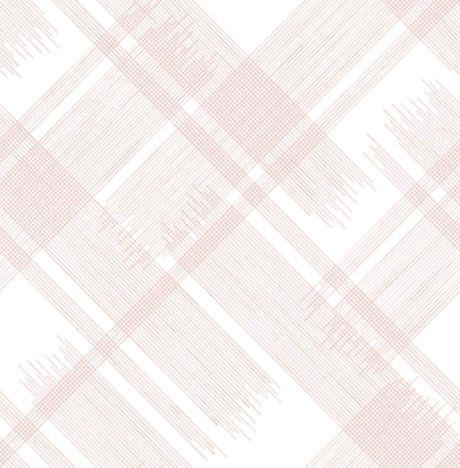 A-Street Prints Zag Pink Modern Plaid Wallpaper