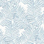A-Street Prints Finnley Blue Inked Fern Wallpaper