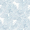 A-Street Prints Finnley Blue Inked Fern Wallpaper