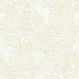 A-Street Prints Finnley Yellow Inked Fern Wallpaper