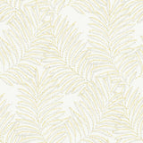 A-Street Prints Finnley Yellow Inked Fern Wallpaper