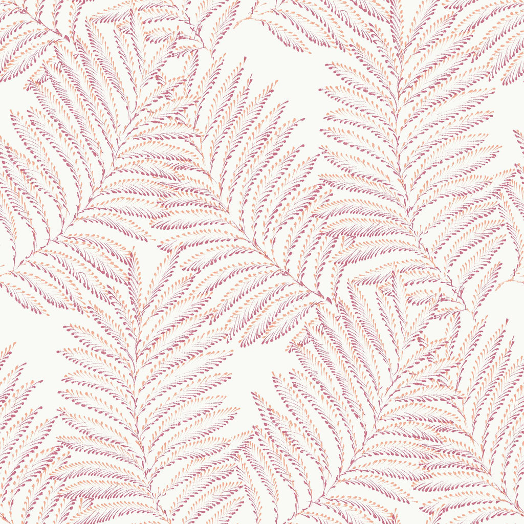 A-Street Prints Finnley Inked Fern Pink Wallpaper
