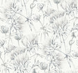 A-Street Prints Mariell Grey Dragonfly Wallpaper