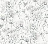 A-Street Prints Mariell Grey Dragonfly Wallpaper