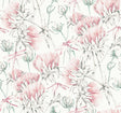 A-Street Prints Mariell Pink Dragonfly Wallpaper