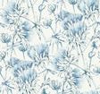 A-Street Prints Mariell Blue Dragonfly Wallpaper