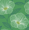 A-Street Prints Mythic Green Floral Wallpaper